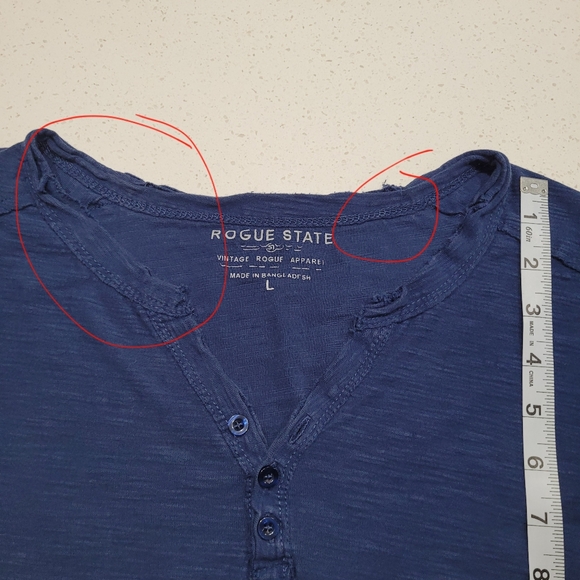 Rogue State blue men's tee size L - Picture 5 of 6